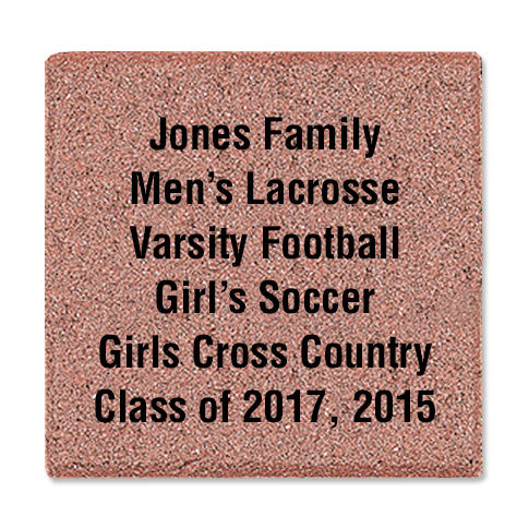 8" x 8" Commemorative Brick